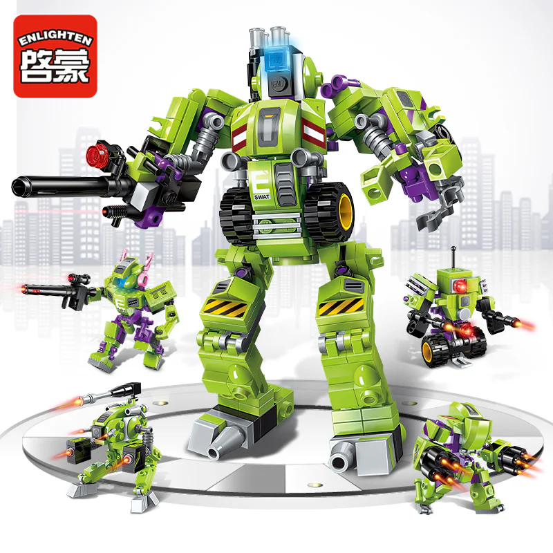 Series of Accumulative Changes: Quad-Integrated Vanguard Police 启蒙 QMAN/ENLIGHTEN/Keeppley 1802-4 image 1