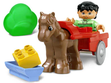 Horses and wagons 乐高 LEGO 4683