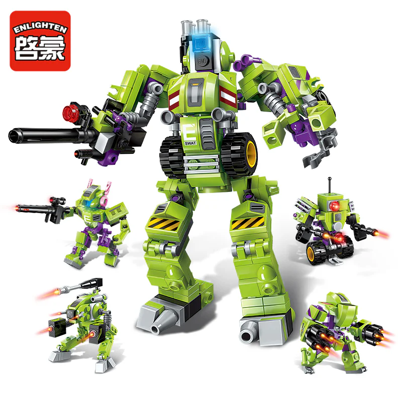 Series of Accumulative Changes: Quad-Integrated Vanguard Police 启蒙 QMAN/ENLIGHTEN/Keeppley 1802-4 image 6