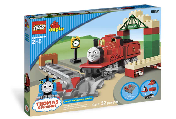 Thomas and his friends: James at Knapford Station 乐高 LEGO 5552 image 1