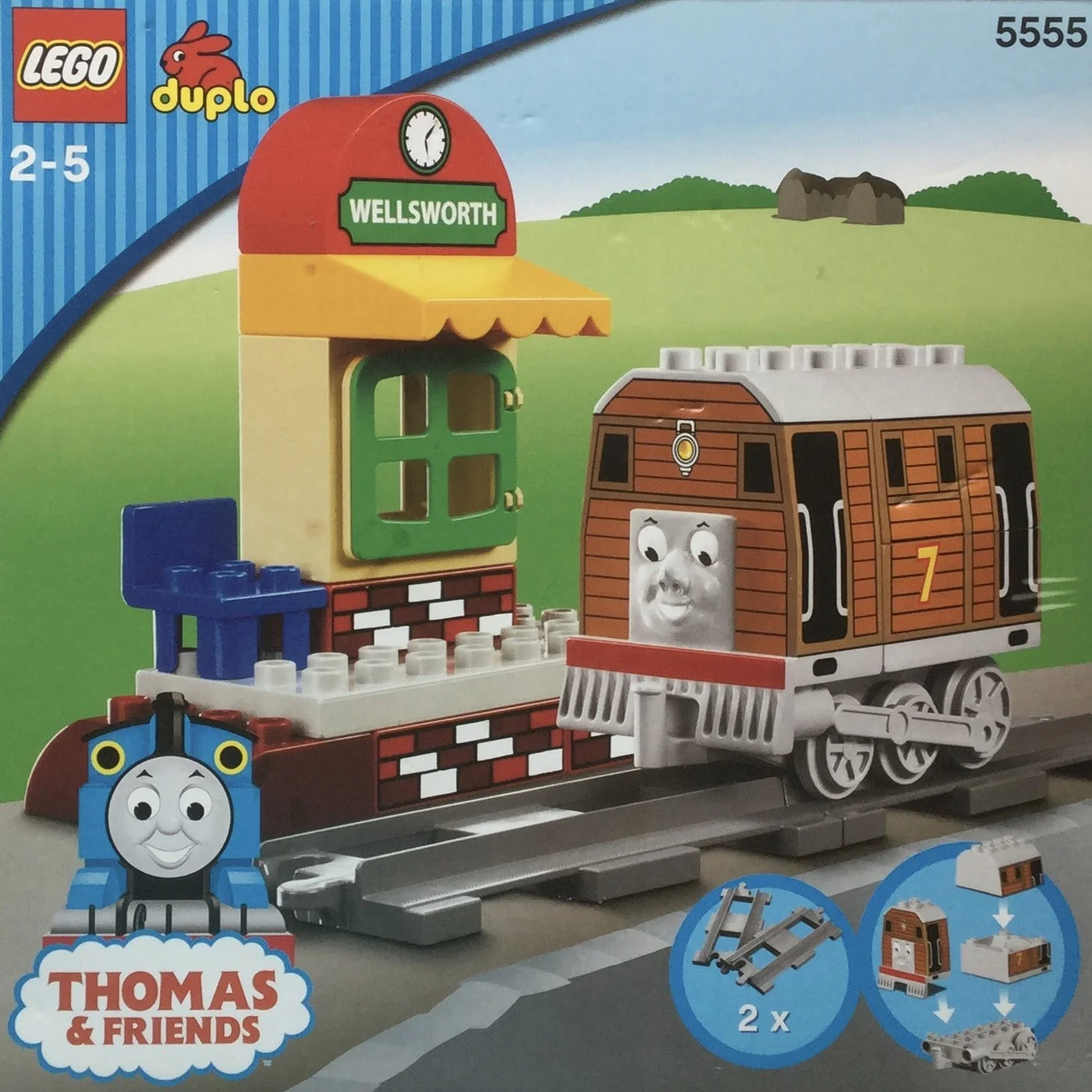 Thomas and his friends: Toby at Wellsworth State 乐高 LEGO 5555 image 1