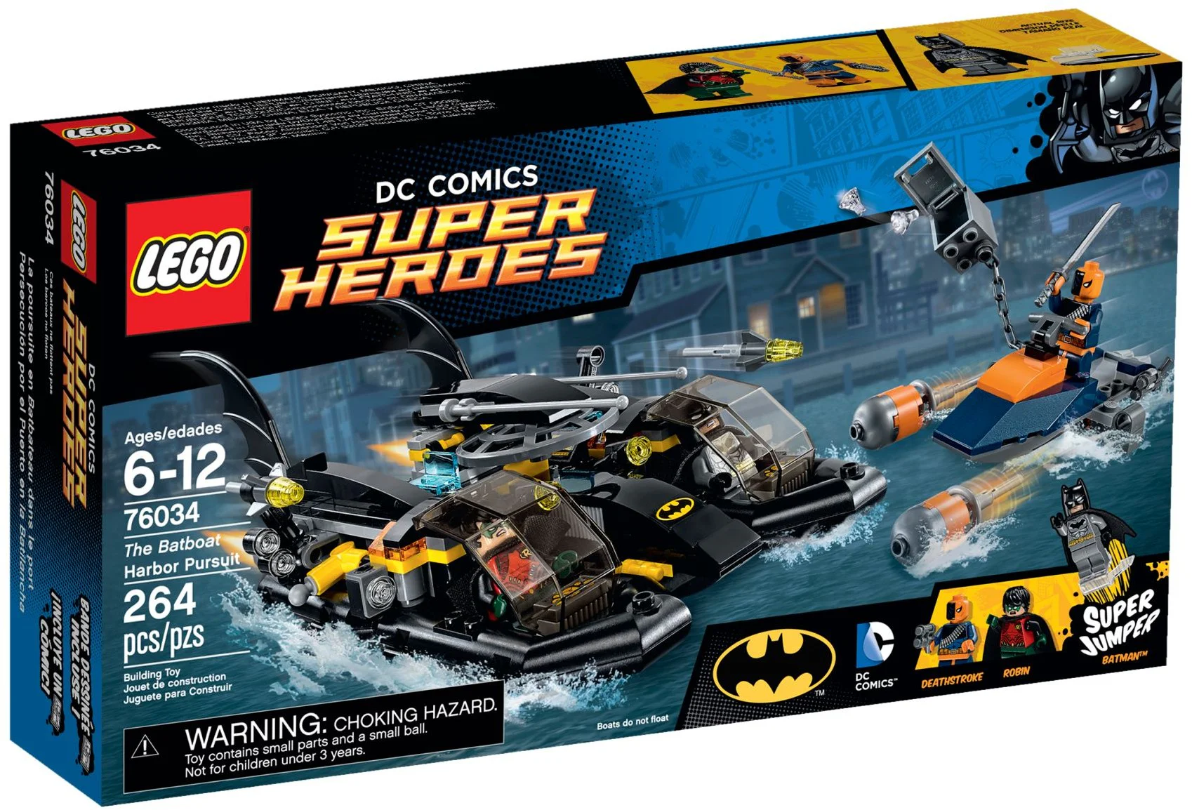 Bat-boat sea port pursuit. 乐高 LEGO 76034 image 1