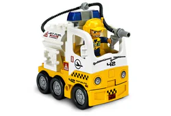 Airplane refueling truck.