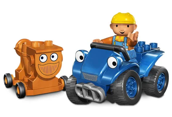 Construction worker Scrambler and Dizzy at Bob's Workshop 乐高 LEGO 3299 image 4