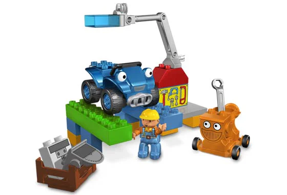 Construction worker Scrambler and Dizzy at Bob's Workshop 乐高 LEGO 3299 image 5