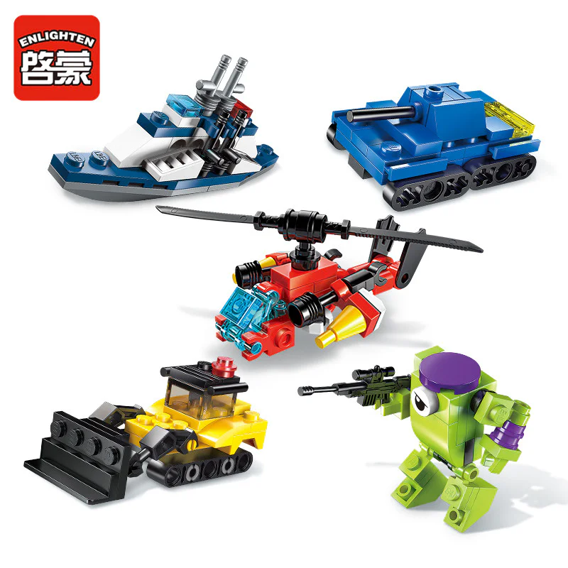 Super Transformation Mobile Team: Series of Accumulated Transforms, 10 Variants 启蒙 QMAN/ENLIGHTEN/Keeppley 2101-1 image 5