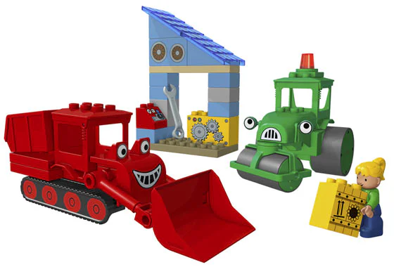 Construction workers: Muck & Roley in the SunFlower Factory 乐高 LEGO 3289