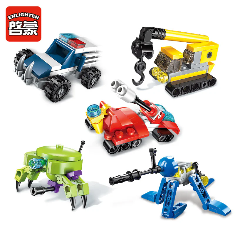 Super Transformation Mobile Team: Series of Accumulated Transforms, 10 Variants 启蒙 QMAN/ENLIGHTEN/Keeppley 2101-1 image 7