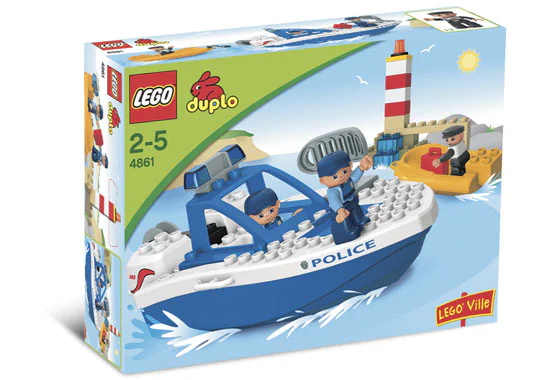 Police Speedboat 乐高 LEGO 4861 image 1
