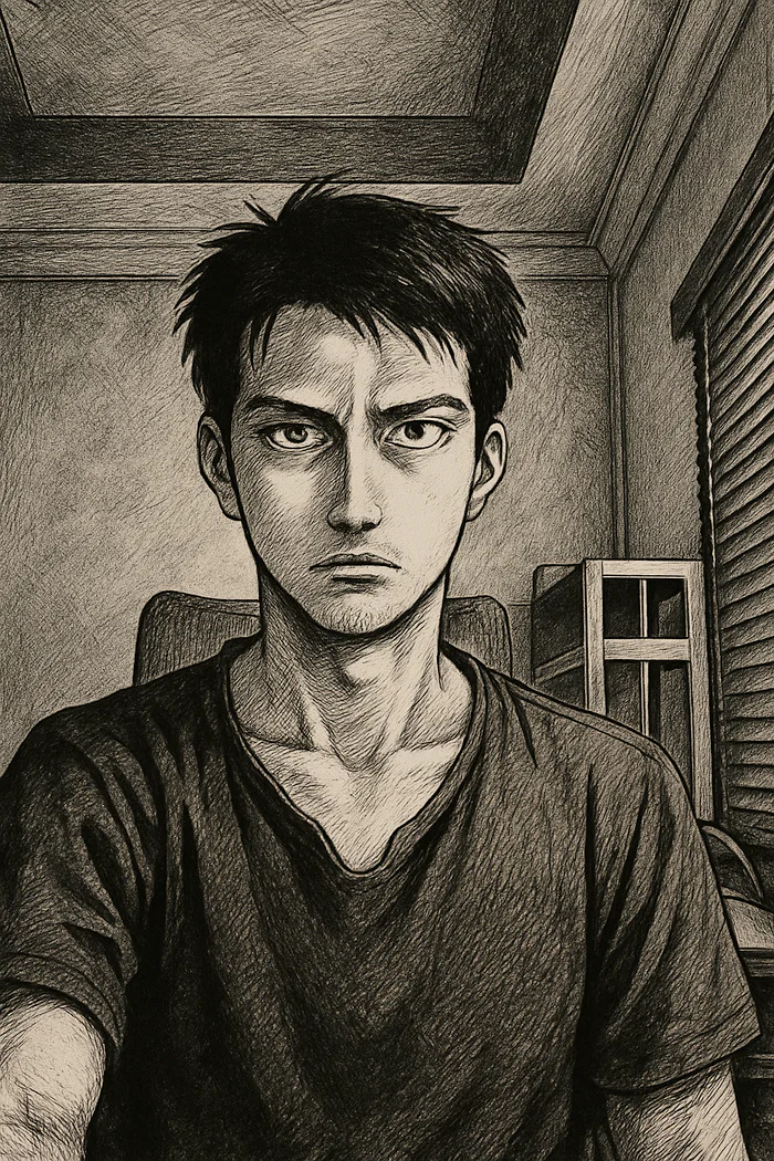 Example of Attack on Titan style transformation