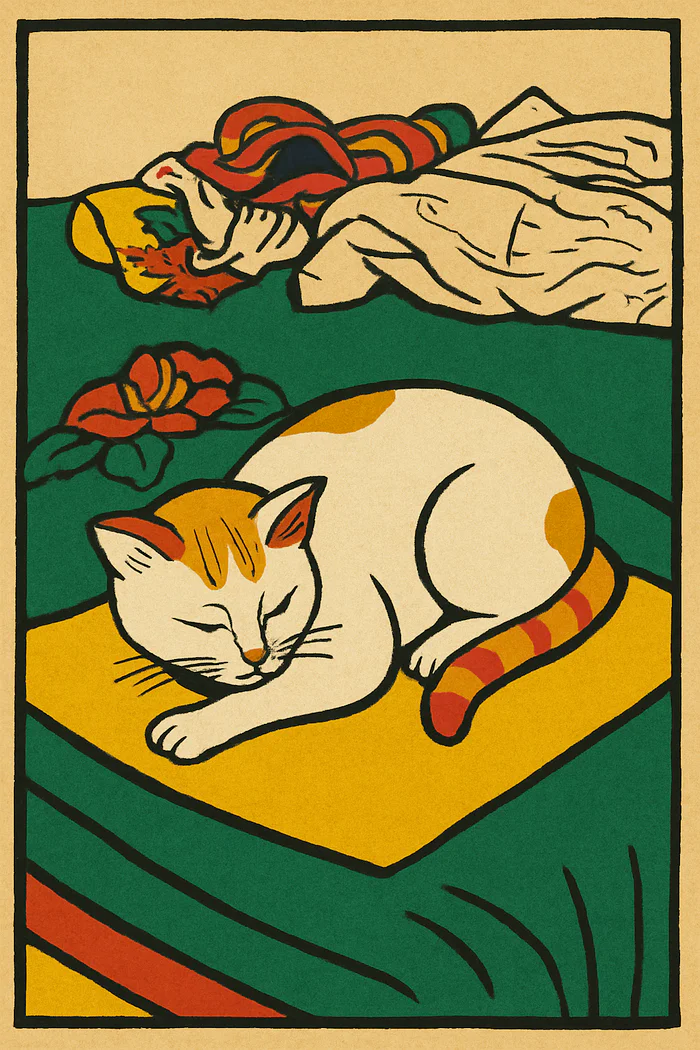 Example of Dong Ho Painting style transformation