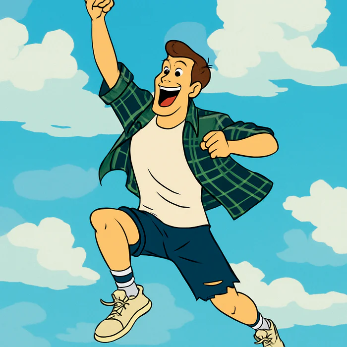 Example of Scooby Doo style transformation
