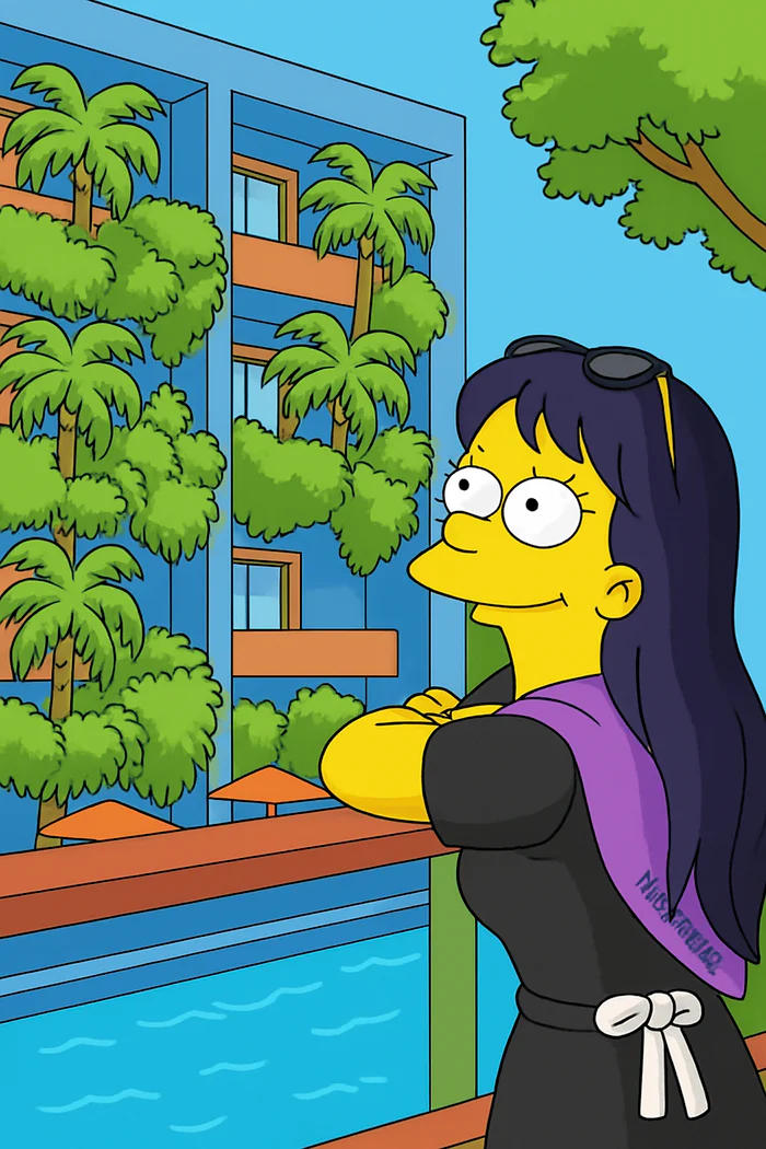 Example of The Simpsons style transformation