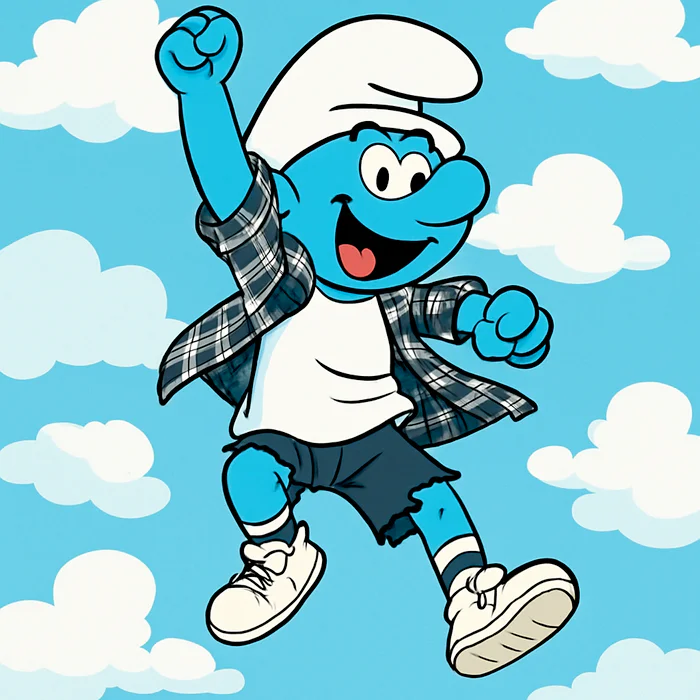 Example of Smurf style transformation